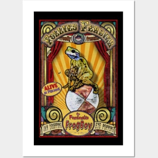 The Frogboy Sideshow Poster Posters and Art